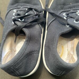 Classic Black Canvas Sneakers